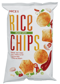 Nice&Rice Chips Sweet Chilli 70g