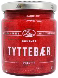 Tyttebær Rørte Gourmet 240g Lisa