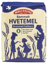 Hvete Sammalt Grov 1kg Møllerens