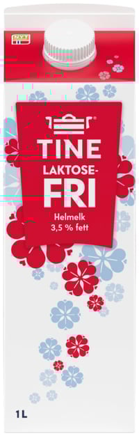 Helmelk Laktosefri 1l Tine
