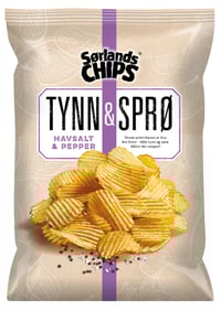 Tynn&Sprø Rifla Havsalt&Pepper 150g