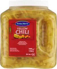 Yellow Chili Mild Sliced 3060g Santa Maria