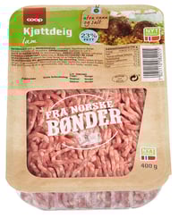 Coop Kjøttdeig av Lam 400g 23%