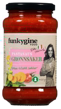 Pastasaus Grønnsaker 400g Funkygine Food