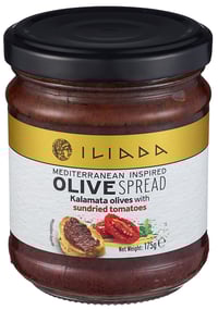 Oliventapenade m/Soltørket Tomat 175g Iliada