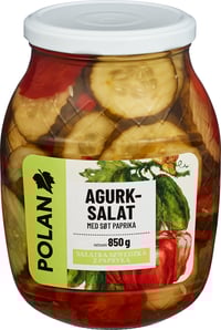 Polan Agurksalat med Søt Paprika 850g