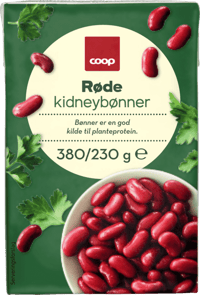 Coop Kidneybønner 380g
