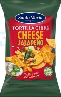 Tortilla Chips Cheese Jalapeno 185g St.Maria