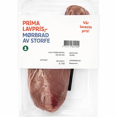 Mørbrad av storfe