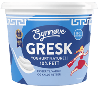 Synnøve Gresk Yoghurt Naturell 10%