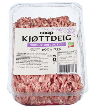 kjøttdeig 600g