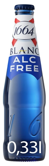 Kronenbourgh 1664 Blanc Alk.Fri 0,33l flaske