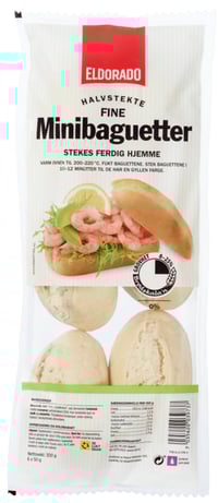 Minibaguetter Fine 6x50g Eldorado