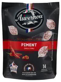 Auvernou Aaucisson Snack m/Chili 75g Loste