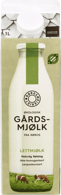 Rørosmeieriet Gårdsmjølk Økologisk 1l