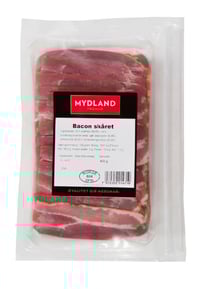 Bacon skivet 400g Mydland