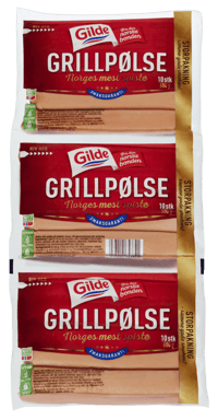 Gilde Grillpølse 3x600g
