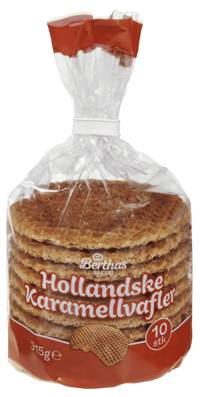 Berthas Karamellvafler 10pk 315g