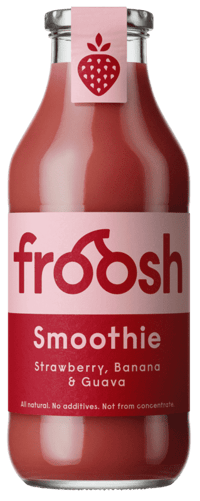 Froosh Jordbær/Banan/Guava Smoothie 750ml