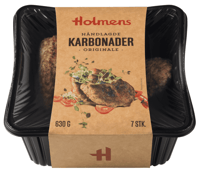Holmens Håndlagde Karbonader 630g