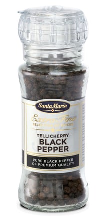 Tellicherry pepper Med kvern, 70 g