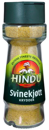 Svinekjøttkrydder 76g glass Hindu