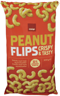 Coop Peanut Flips 200g