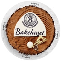 Sjokoladekake m/Bilde 15 Biter 1,64kg Bakehuset