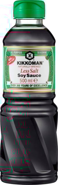 Soyasaus Mindre Salt 500ml Kikkoman