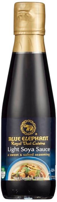 Soya Sauce Light 200ml Blue Elephant