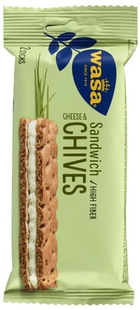 Sandwich Cheese Gressløk 37g Wasa