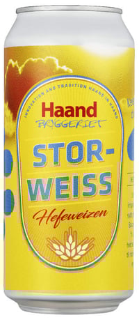 Storweiss Hveteøl 0,44l boks Haandbryggeriet
