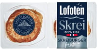 Skreiburger 80% Fisk 4x110g Lofoten