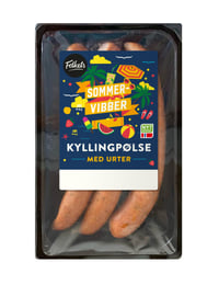 Kyllingpølse Urter 270g Folkets