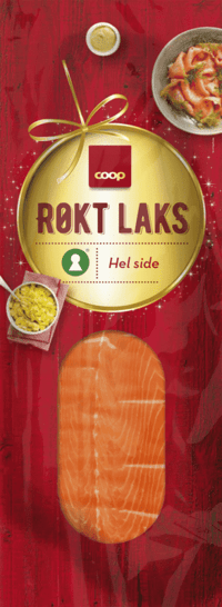 Coop Røkt Laks hel side