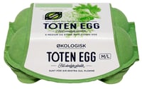 Egg 6 Pk Øko Ferske, m/l Toten Egg