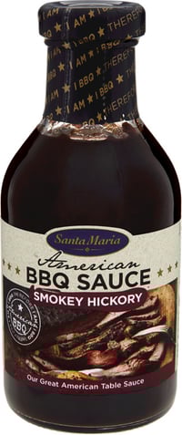 Bbq Sauce Hickory 470g Santa Maria