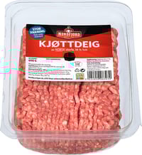 Kvernet Deig av Storfe 14% 600g
