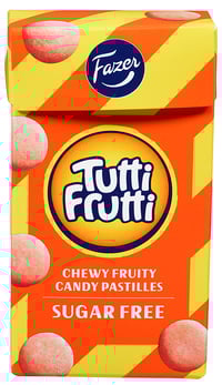 Fazer Tutti Frutti Sugarfree Pastill 40g