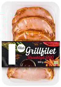 Svin Grillfilet Bbq Brooklyn 600g Folkets