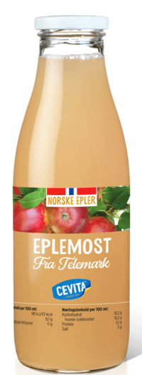 Eplemost 0,75l Glassfl Cevita