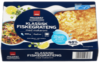 Coop Fiskegrateng med Makaroni 500g