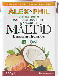 Vårt Økologiske Vegetariske Linsegrytemåltid