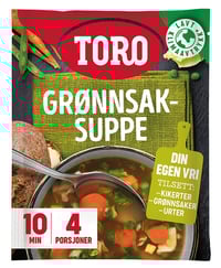 Grønnsakssuppe 47g Toro