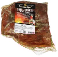 Grillbrisket Eldhusrøykt 1.5kg Vossakjøt