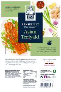 Laksefilet Asian Teriyaki 250g Fiskemannen