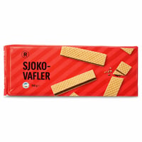 Vafler med 70 % kakaofyll
