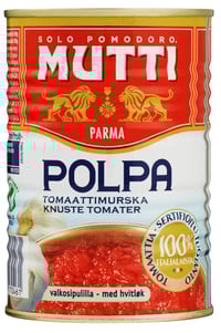 Tomater Knust m/Hvitløk 400g Mutti