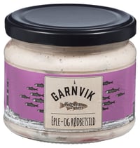 Eple og Rødbetsild 300g Garnviks Røkeri