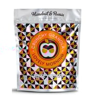 Granola Hasselnøtt &Rosin 500g Renee Voltaire